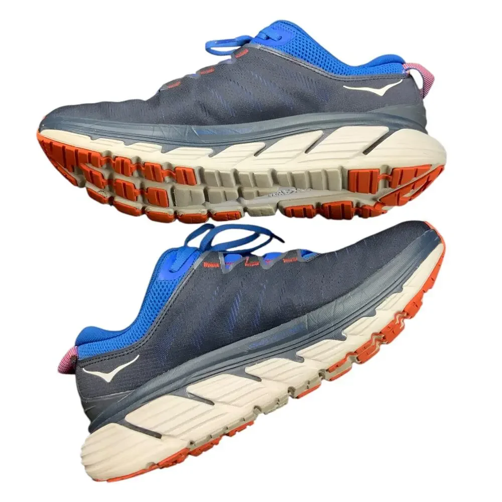 HOKA Gaviota 3 Men’s 10 D Blue Black Running Shoes Stability Cushioned Sneaker